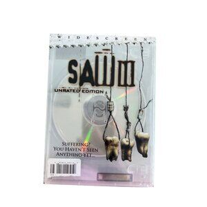 Saw III DVD 2006 Widescreen Unrated Edition Horror Movie Lionsgate Pre-Owned